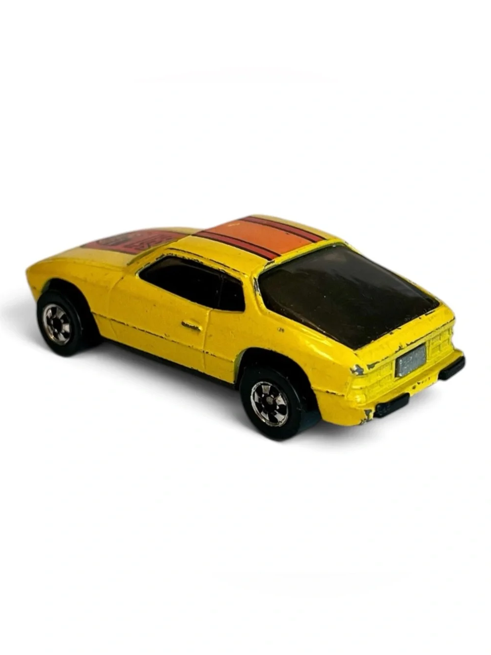 Hot Wheels Upfront 924 Porsche Yellow 1978 Hong Kong Blackwall